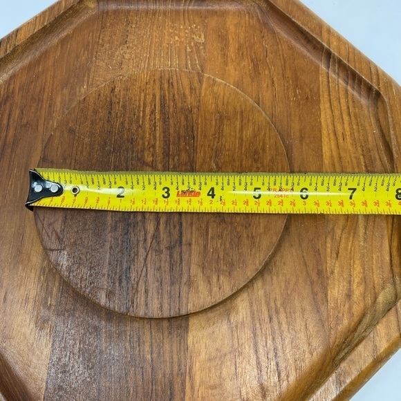 Vintage Dolphin Authentic Teak Wood Serving Platter - Picture 3 of 7